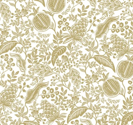 Rifle Paper Co. Pomegranate Wallpaper - Gold