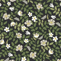 Rifle Paper Co. Primrose Peel & Stick Wallpaper - Black