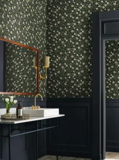 Rifle Paper Co. Primrose Peel & Stick Wallpaper - Black
