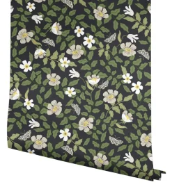 Rifle Paper Co. Primrose Peel & Stick Wallpaper - Black