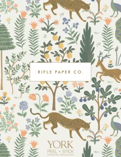 Rifle Paper Co. Primrose Peel & Stick Wallpaper - Rose & Navy