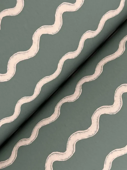 Rifle Paper Co. Rickrack Wallpaper - Moss