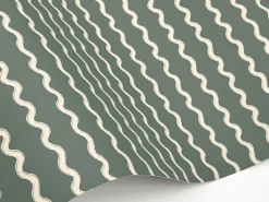 Rifle Paper Co. Rickrack Wallpaper - Moss