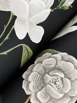 Rifle Paper Co. Roses Wallpaper - Black