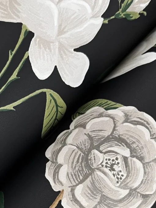 Rifle Paper Co. Roses Wallpaper - Black