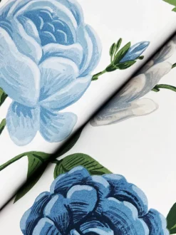 Rifle Paper Co. Roses Wallpaper - Blue
