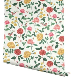 Rifle Paper Co. Roses Wallpaper - Blush