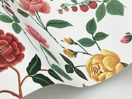 Rifle Paper Co. Roses Wallpaper - Blush