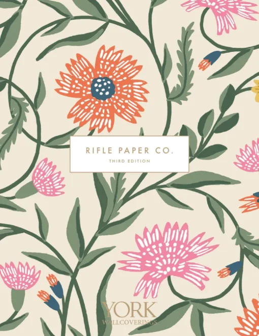 Rifle Paper Co. Roses Wallpaper - Linen