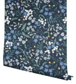 Rifle Paper Co. Sweetbrier Peel & Stick Wallpaper - Navy