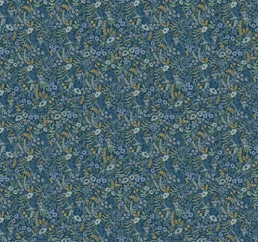 Rifle Paper Co. Tapestry Wallpaper - Indigo Blue
