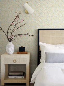 Rifle Paper Co. Tapestry Wallpaper - Pastel & Gold