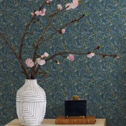 Rifle Paper Co. Tapestry Wallpaper - Indigo Blue