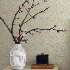 Rifle Paper Co. Tapestry Wallpaper - Pastel & Gold