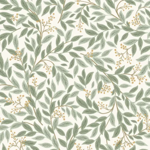 Rifle Paper Co. Willowberry Wallpaper - Sage