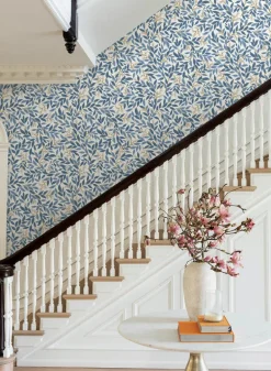 Rifle Paper Co. Willowberry Wallpaper - Blue