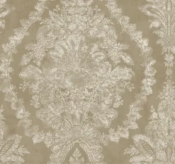 Ronald Redding 24 Karat Charleston Damask Wallpaper - Bronze