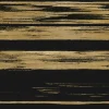 Ronald Redding 24 Karat Horizontal Dry Brush Wallpaper - Black & Gold