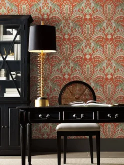 Ronald Redding 24 Karat Jungle Leopard Wallpaper - Orange