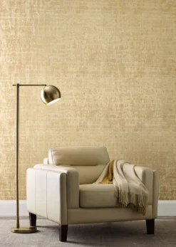 Ronald Redding 24 Karat Liquid Metal Wallpaper - Gold