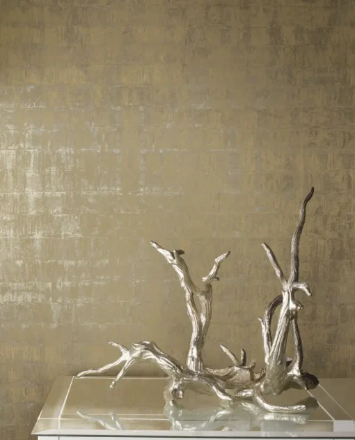 Ronald Redding 24 Karat Liquid Metal Wallpaper - Gold
