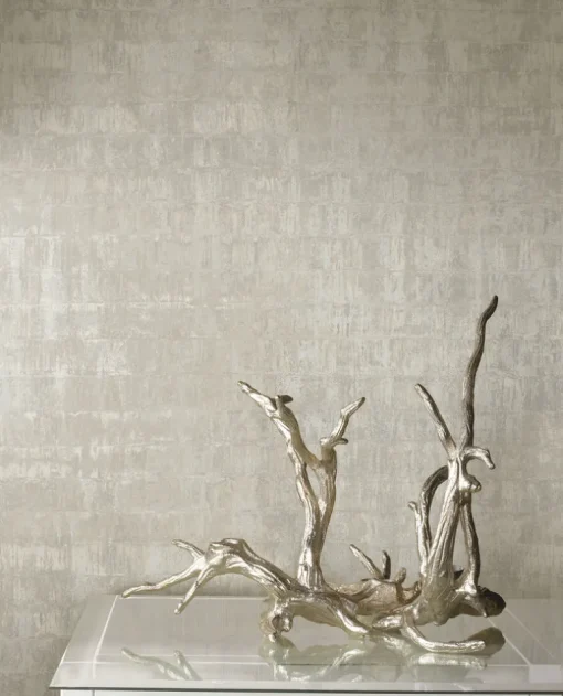 Ronald Redding 24 Karat Liquid Metal Wallpaper - Pearl