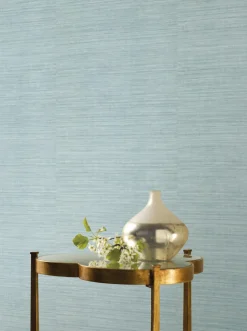 Ronald Redding 24 Karat Silk Elegance Wallpaper - Blue