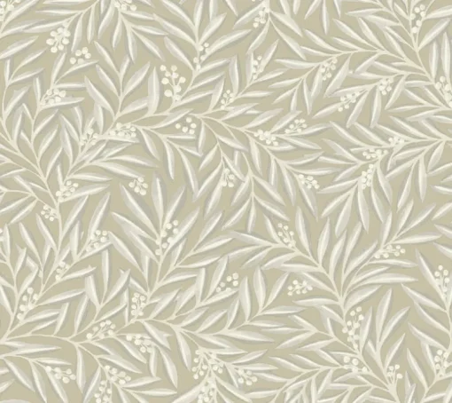 Ronald Redding Arts & Crafts Rowan Wallpaper - Neutral