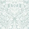 Ronald Redding Arts & Crafts Lockwood Damask Wallpaper - Light Blue