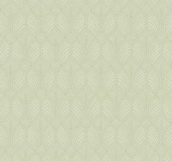 Ronald Redding Arts & Crafts Craftsman Wallpaper - Green