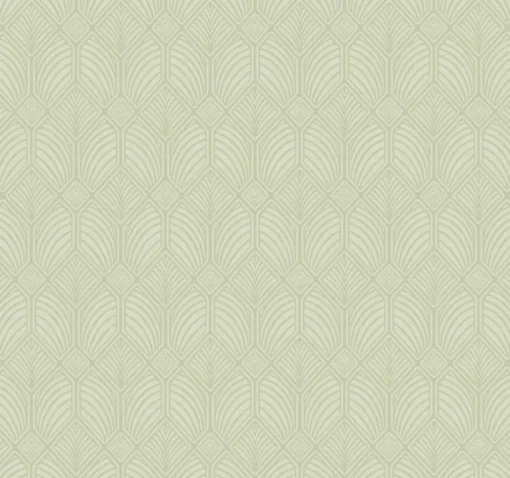 Ronald Redding Arts & Crafts Craftsman Wallpaper - Green