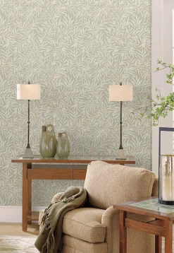 Ronald Redding Arts & Crafts Rowan Wallpaper - Neutral