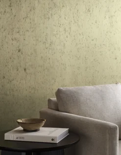 Ronald Redding Arts & Crafts Burnished Patina Wallpaper - Beige