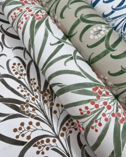Ronald Redding Arts & Crafts Calluna Wallpaper - Linen