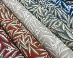 Ronald Redding Arts & Crafts Rowan Wallpaper - Rust