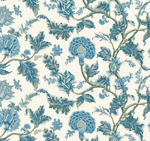 Ronald Redding Astoria Monroe Wallpaper - Blue