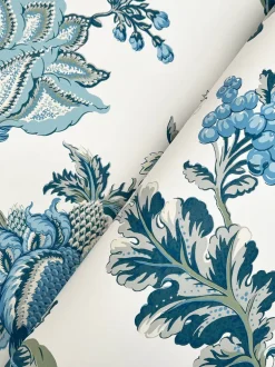 Ronald Redding Astoria Monroe Wallpaper - Blue