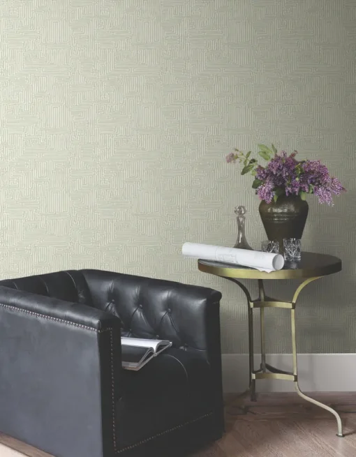 Ronald Redding Astoria Passages Wallpaper - Green