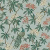 Ronald Redding Astoria Peacock Estate Wallpaper - Blue
