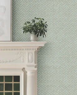 Ronald Redding Astoria Regent Wallpaper - Jade
