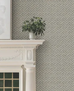 Ronald Redding Astoria Regent Wallpaper - Charcoal
