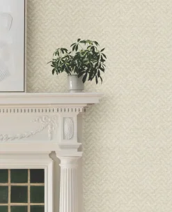 Ronald Redding Astoria Regent Wallpaper - Soft Beige