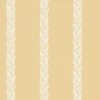Ronald Redding Classics Braided Stripe Wallpaper - Yellow