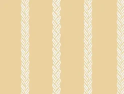 Ronald Redding Classics Braided Stripe Wallpaper - Yellow