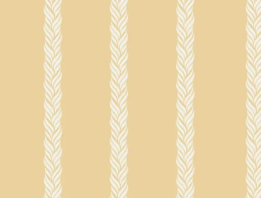 Ronald Redding Classics Braided Stripe Wallpaper - Yellow