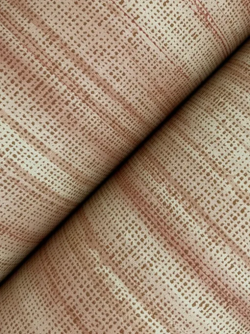 Ronald Redding Classics Brushed Linen Wallpaper - Brick