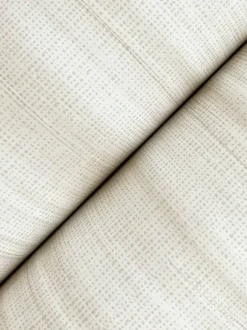 Ronald Redding Classics Brushed Linen Wallpaper - White