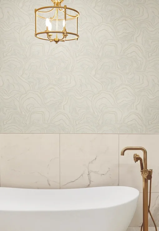 Ronald Redding Classics Geodes Wallpaper - Taupe