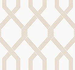 Ronald Redding Classics Palisade Wallpaper - Coral
