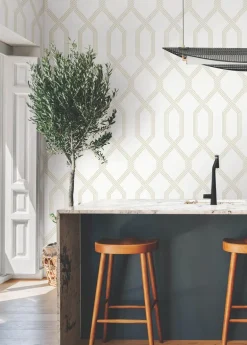 Ronald Redding Classics Palisade Wallpaper - Beige